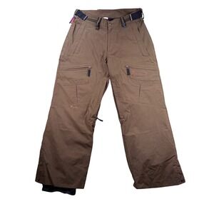 Bonfire Snowboarding Evolution Classic Fit Cargo Pants Mens Medium Brown Winter